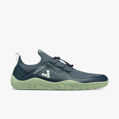 Vivobarefoot Men's Primus Trail Knit Fg Outdoor Shoes - dark green USA [WOQ029516]